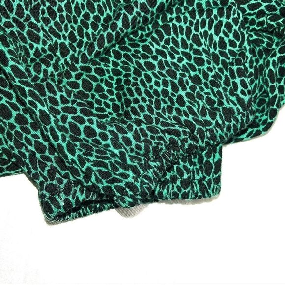 Michael Kors Green Scoop Neck Giraffe Animal - Picture 4 of 4